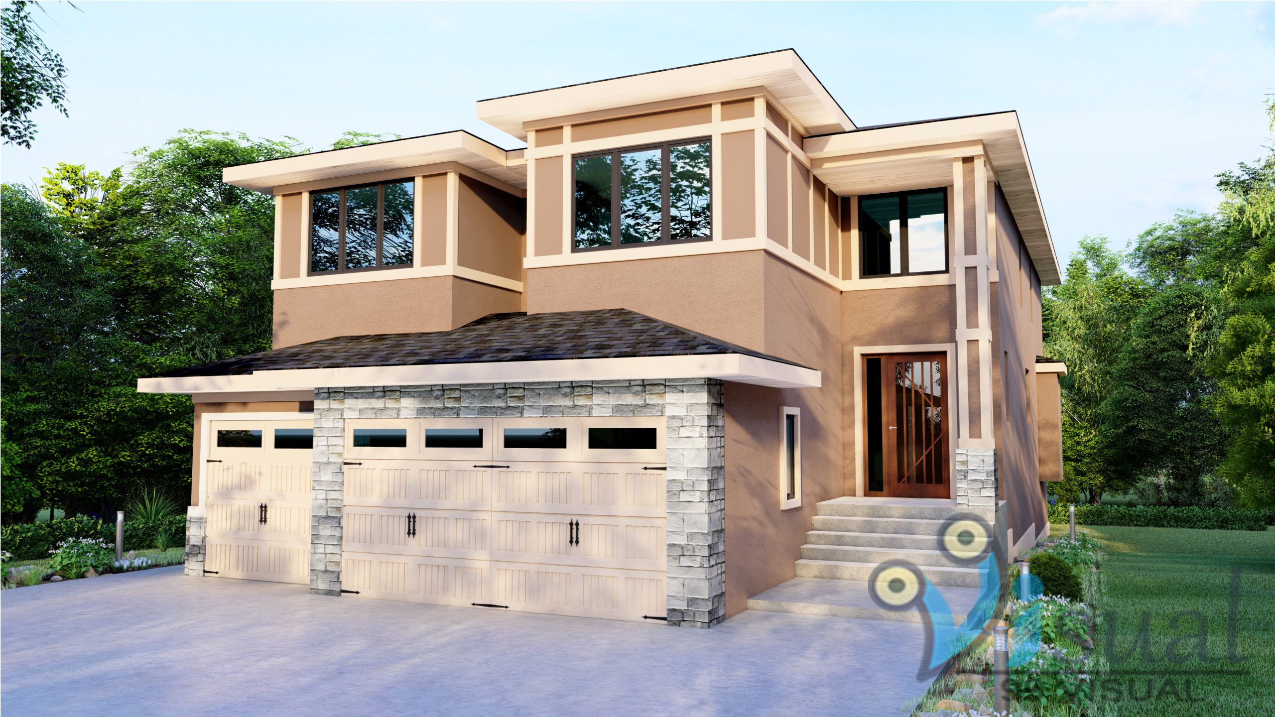 rendering image in background